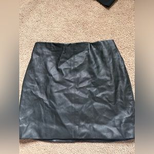 Hollister leather skirt